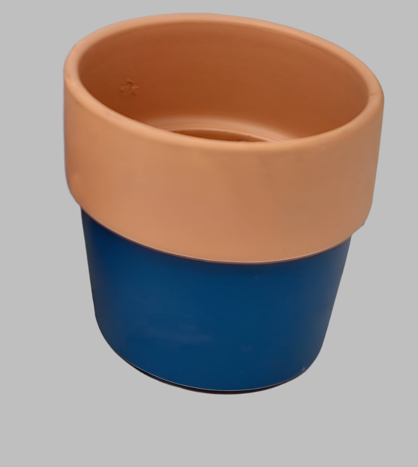 Terra two tone mini plant pot