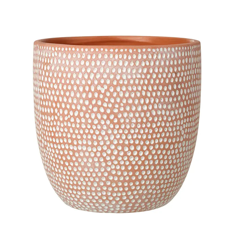 Terracotta Dot Pot