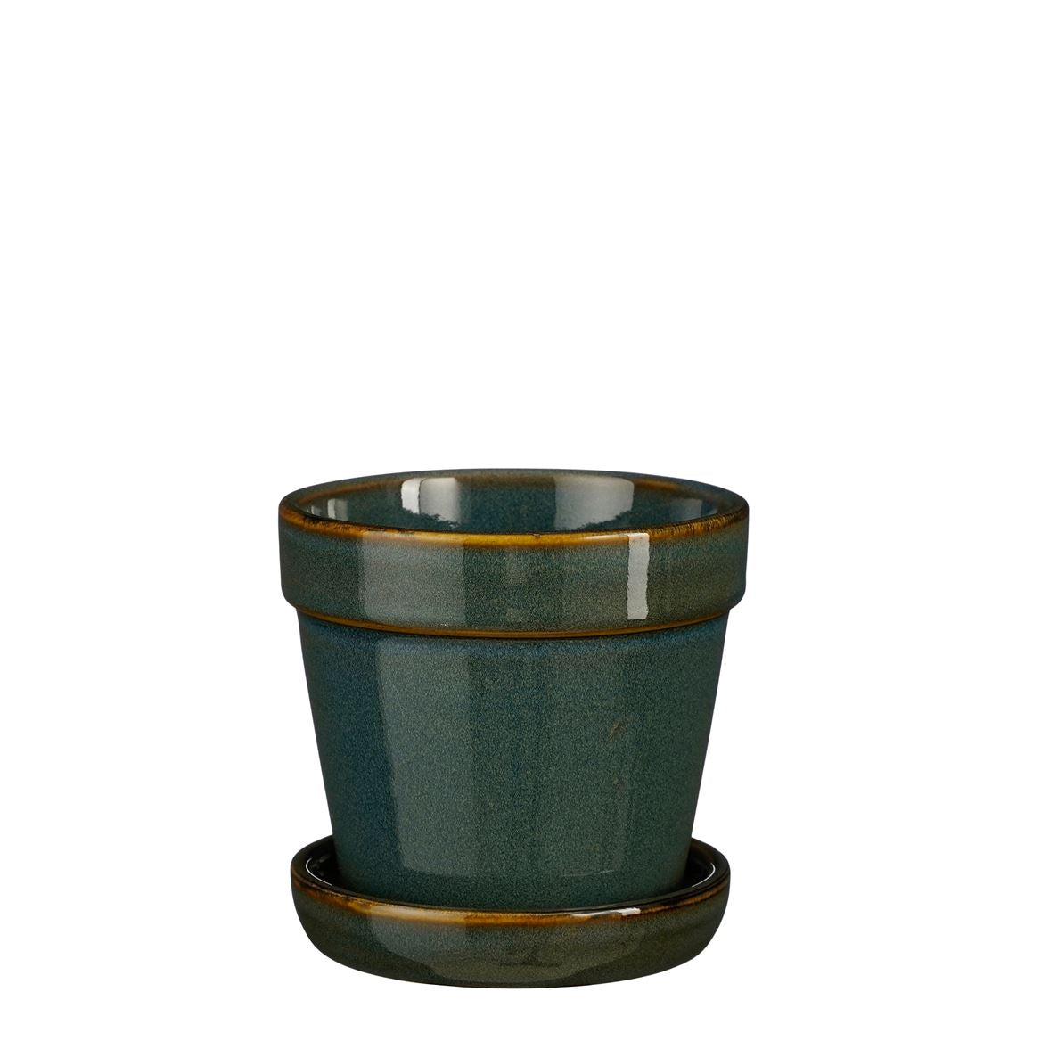 Clint plant pot with saucer