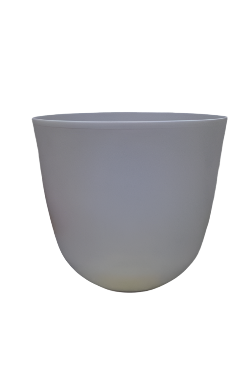 Dove White Ceramic Pot