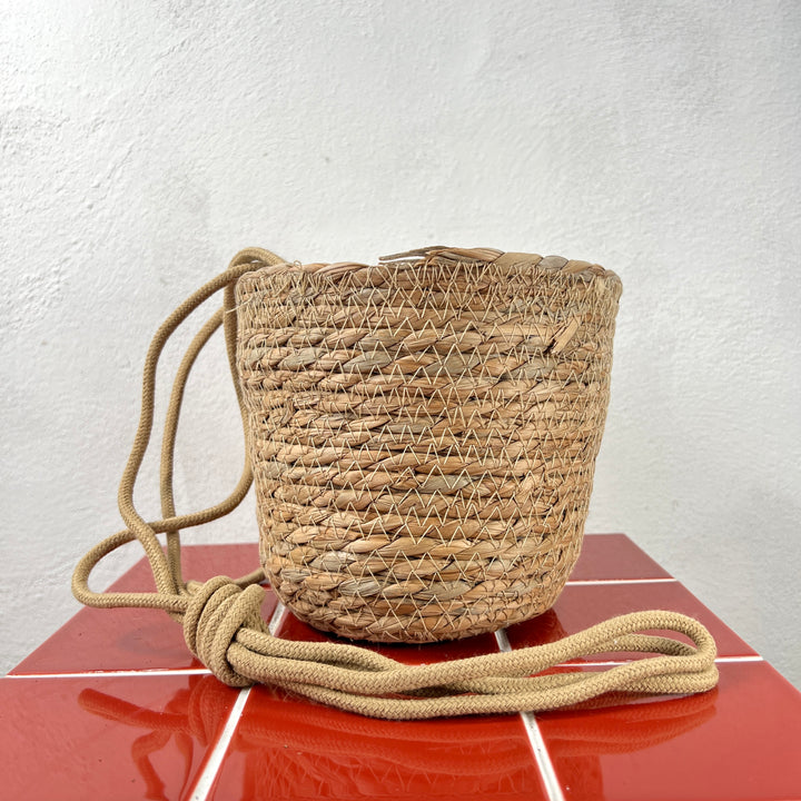 Seagrass Laos Straw Hanging basket