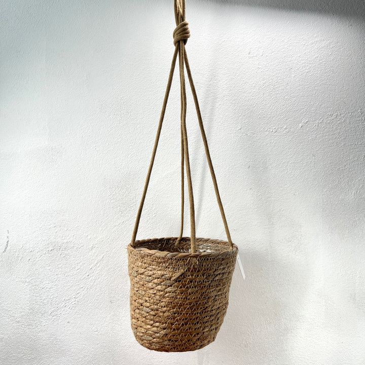 Seagrass Laos Straw Hanging basket
