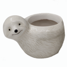 Mini Sloth Ceramic Pot