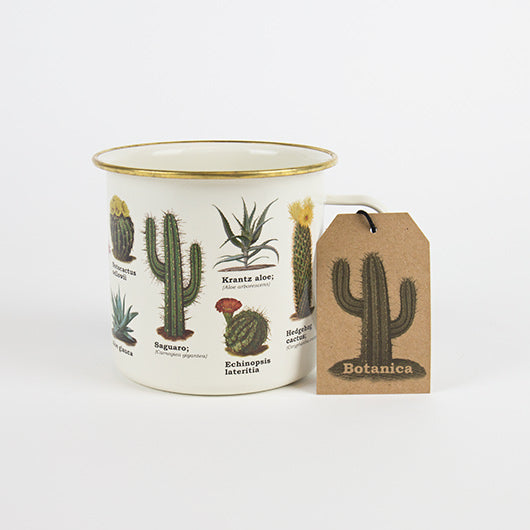 Botanical Enamel Mug