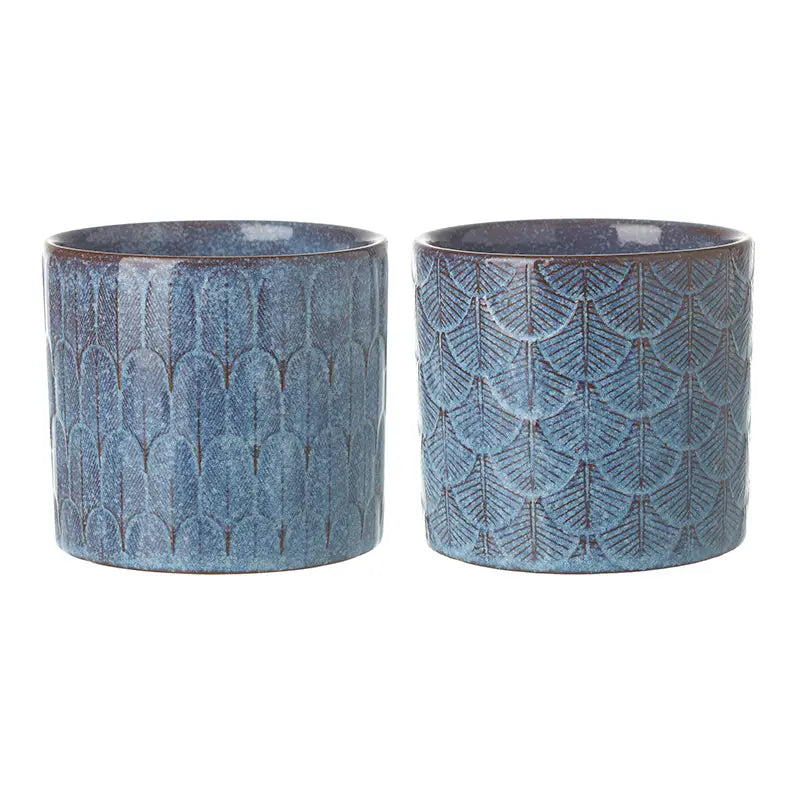 Blue Deco Pot