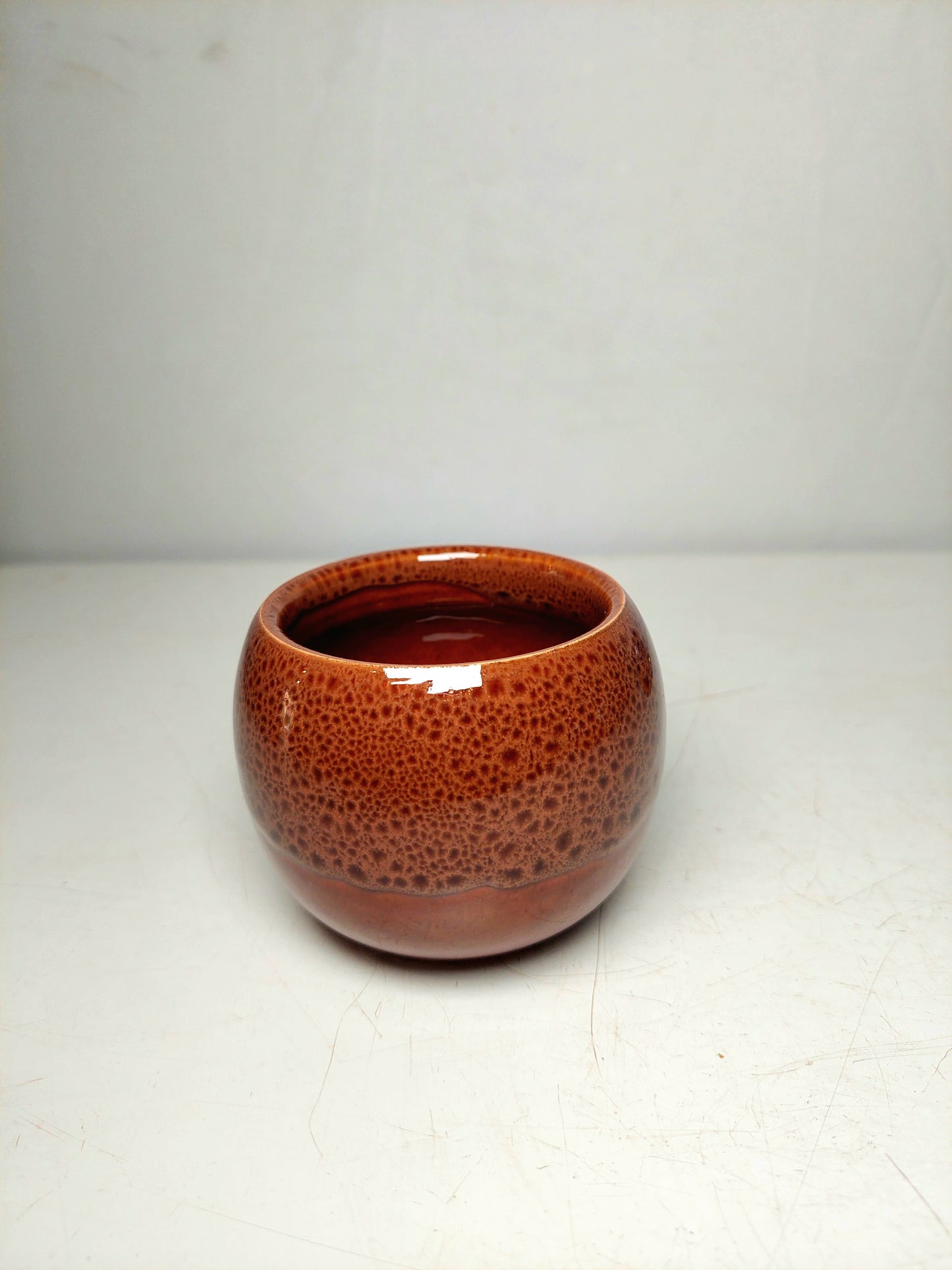 Mini Round Glazed Pot