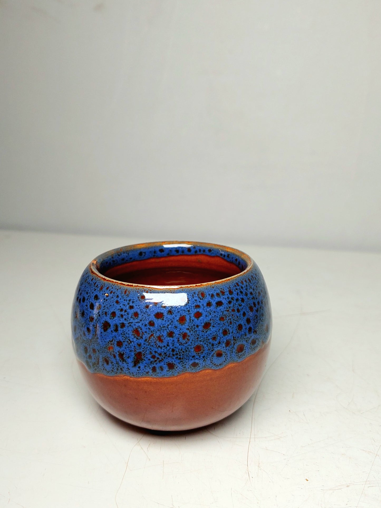 Mini Round Glazed Pot