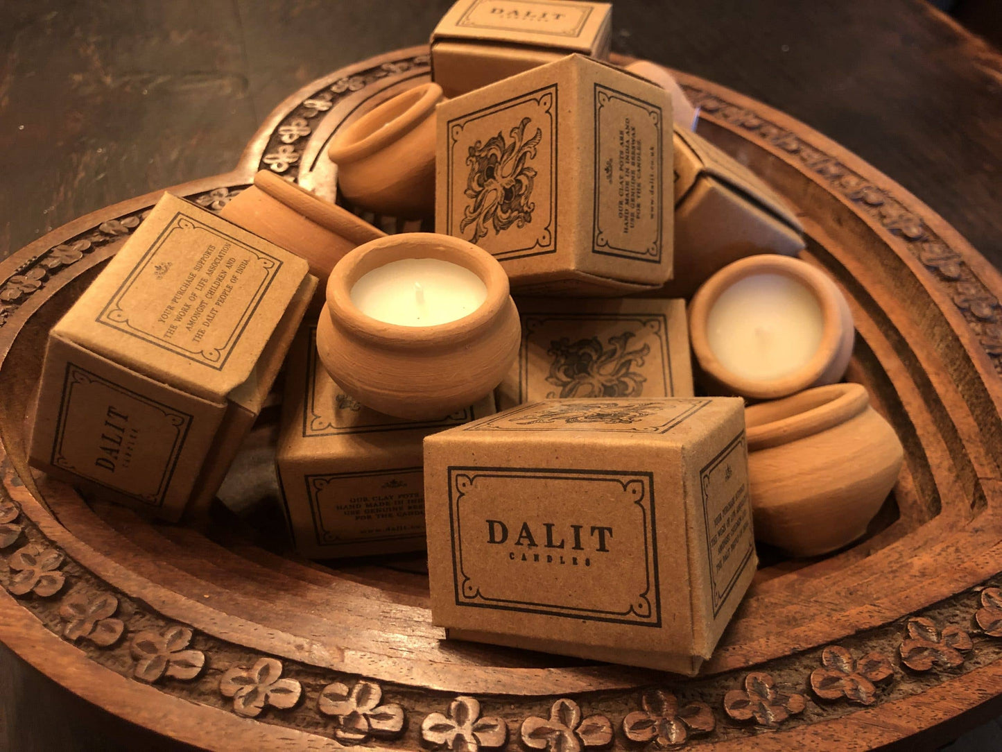 Handmade clay candle - Rahul Single Candle