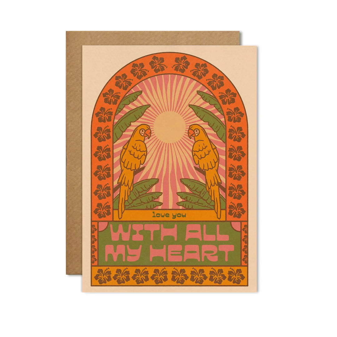 With All My Heart Card