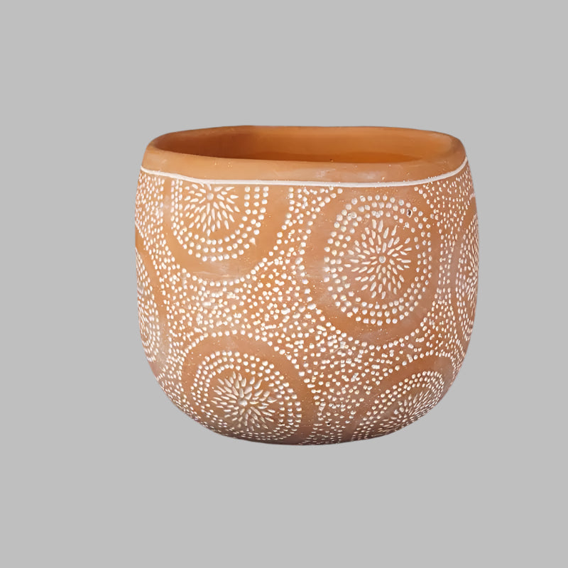 Terracotta Dot Pot