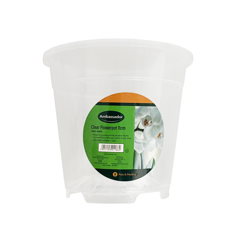 Clear Orchid Pots – Transparent Grow Pots with Drainage