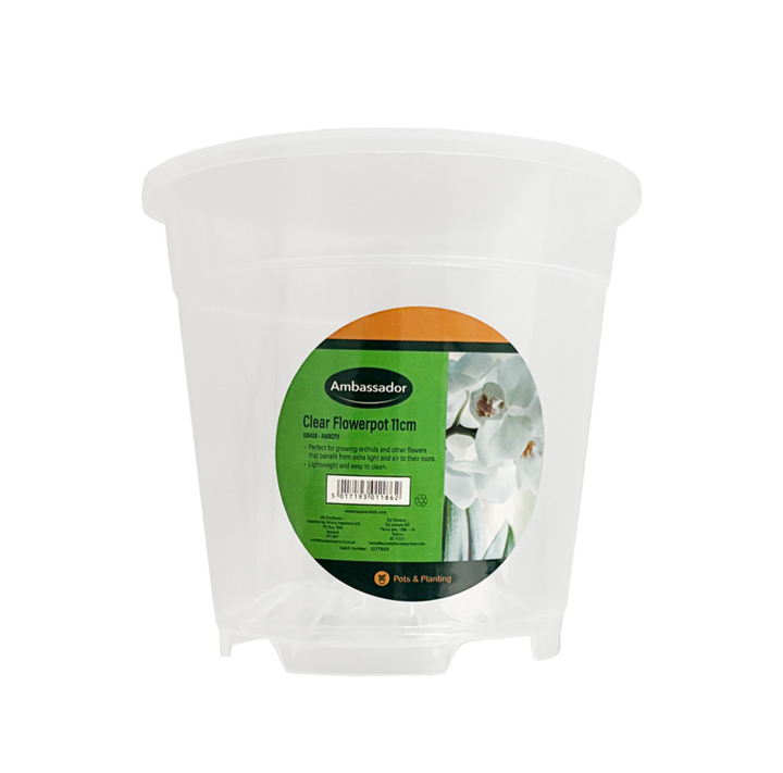 Clear Orchid Pots – Transparent Grow Pots with Drainage
