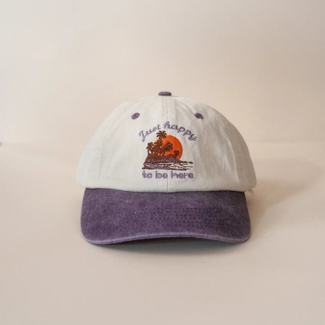 Happy to be here Embroidered Cap
