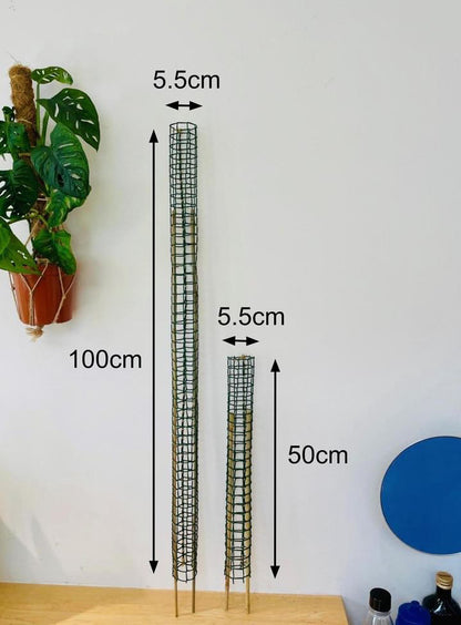 Fillable moss pole