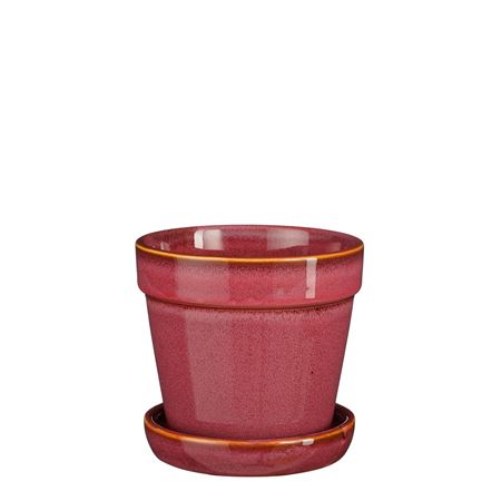 Clint plant pot with saucer