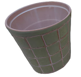 Checkered pot