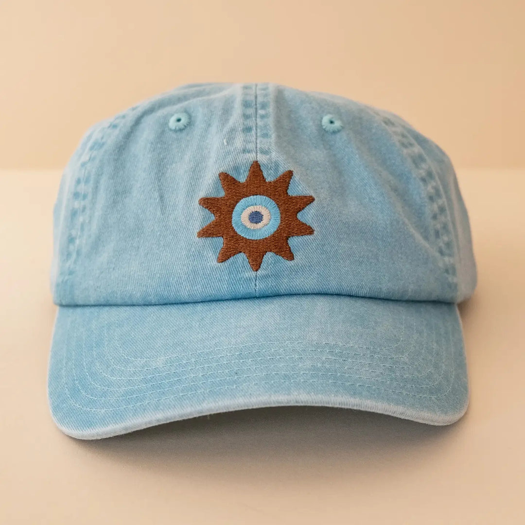 Evil Eye Embroidered Cap