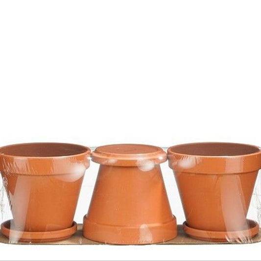 Terracotta Pot Stan Set 3