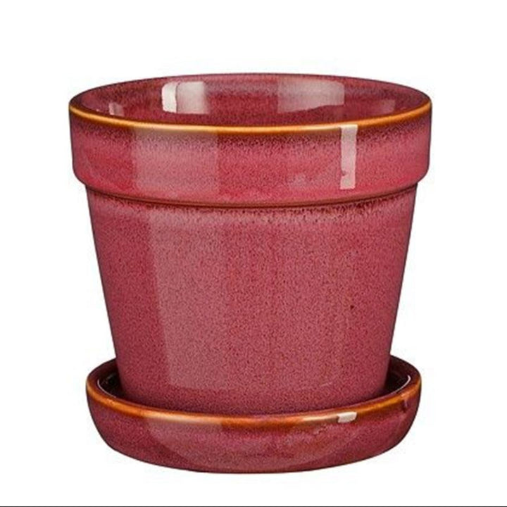 Clint With Saucer pot (comes in pink and white