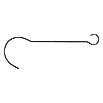 Double-Ended Hanging Hook – Black Metal (62cm)