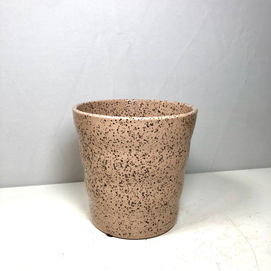 Speckled plant pot