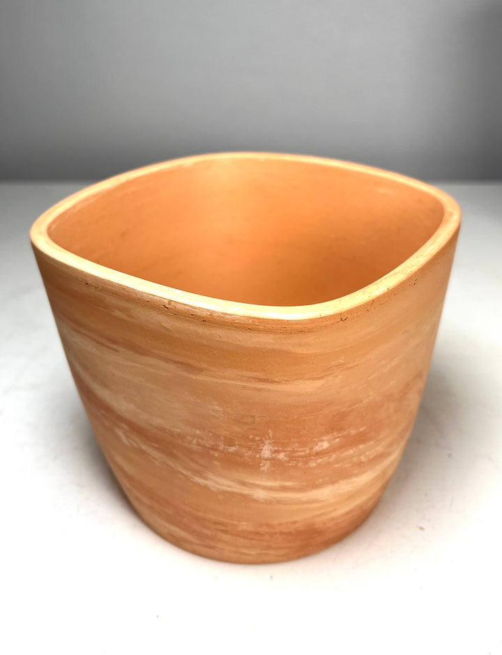 Natural wash terracotta pot