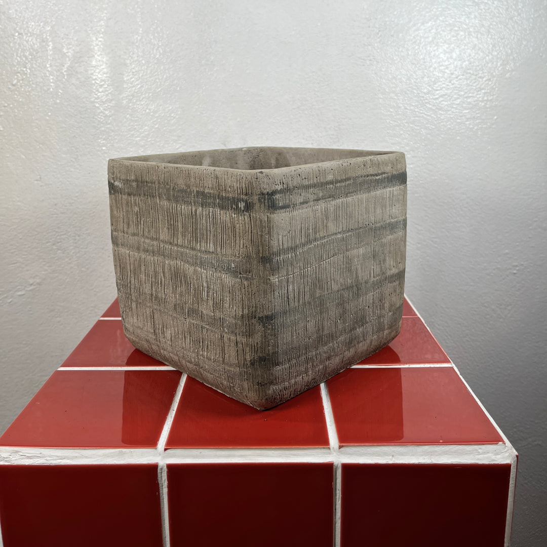 Cement Block planter | D17 × H15 cm