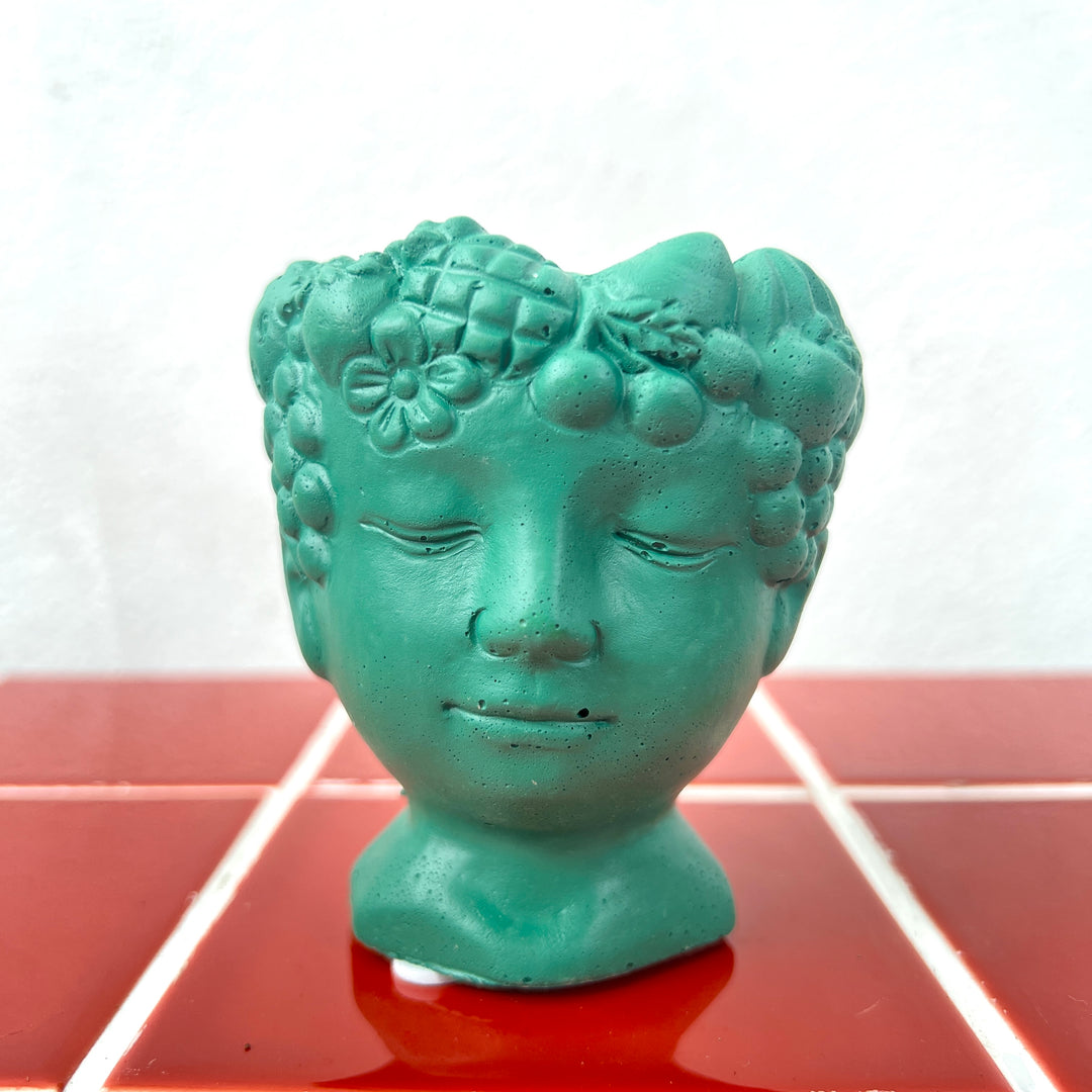 Mini Head Planter Pot – 6cm (Colour Variants)