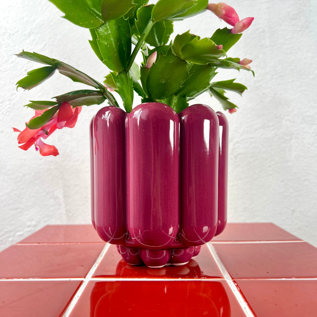 Retro Flower- Plant Pot Ø12cm
