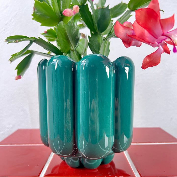 Retro Flower- Plant Pot Ø12cm