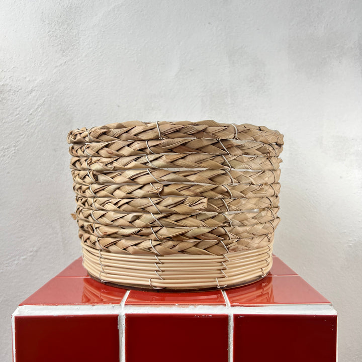Natural Round Woven Basket