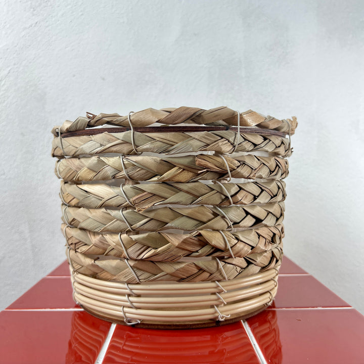 Natural Round Woven Basket