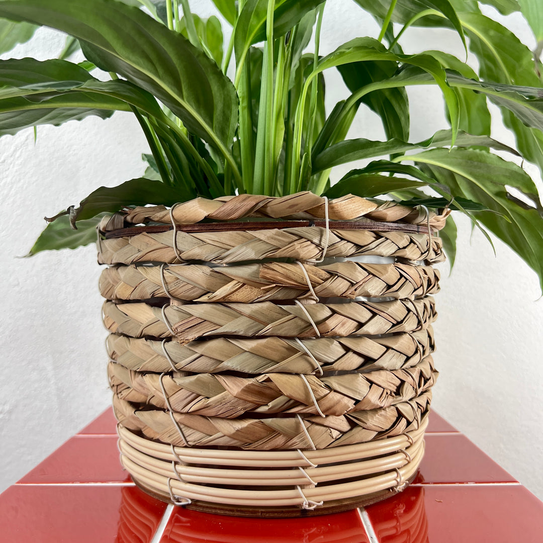 Natural Round Woven Basket