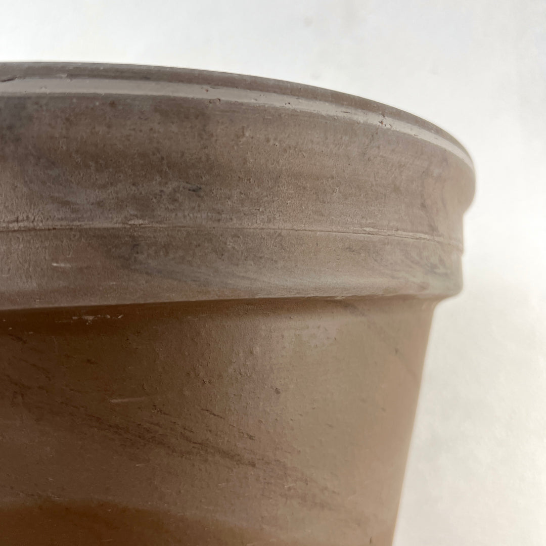 Picea Pot XL with Saucer – Taupe – 31cm