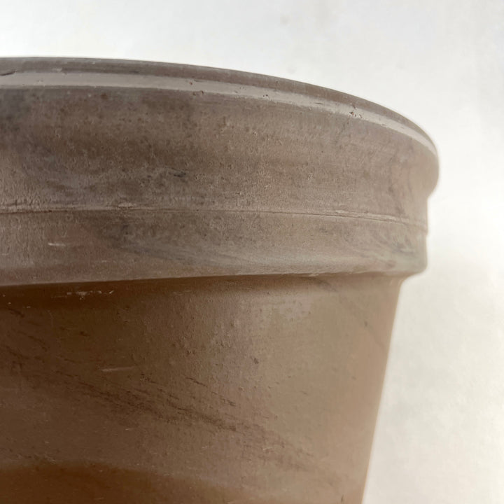 Picea Pot XL with Saucer – Taupe – 31cm