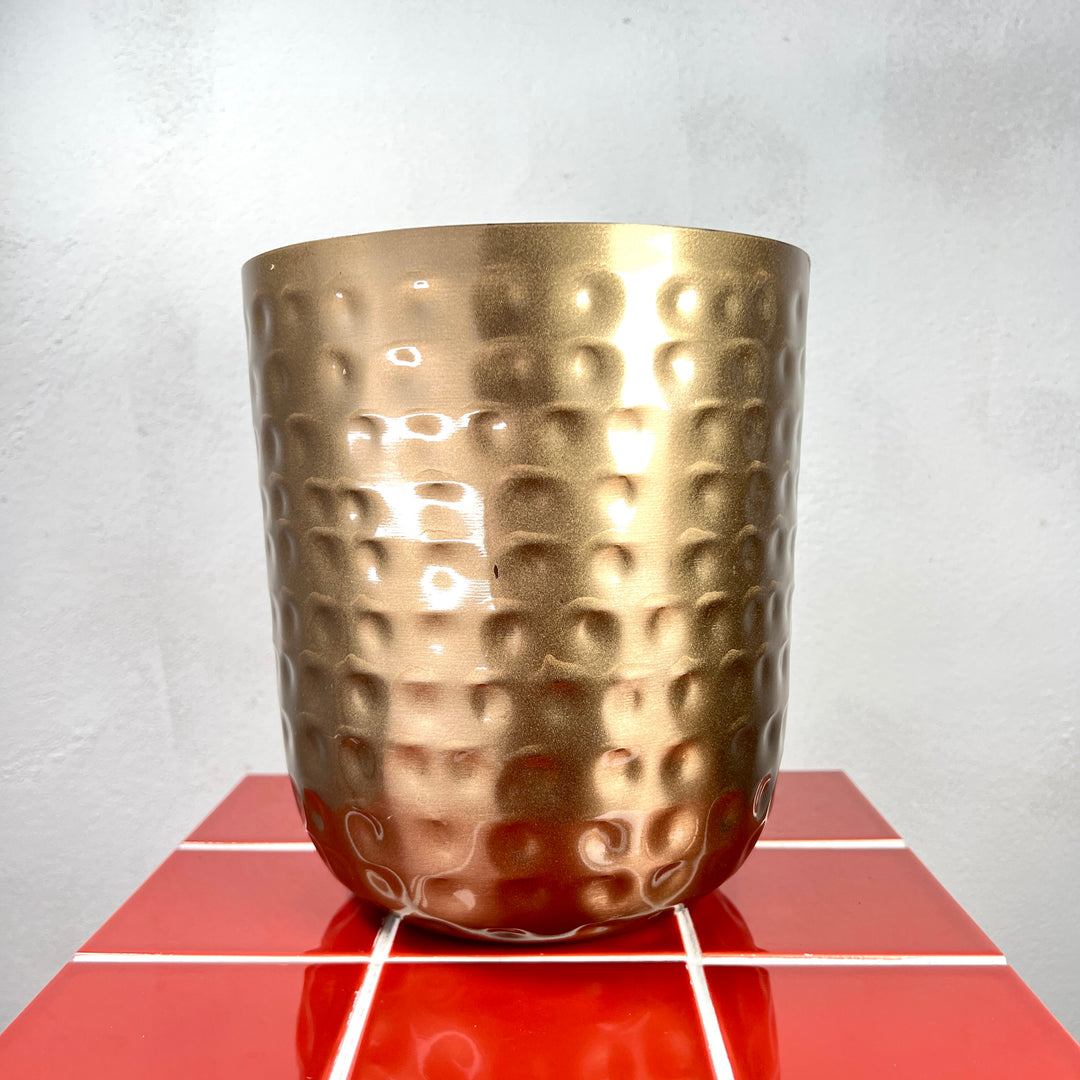 Mayren Hammered Gold Pot – D20 x H22cm