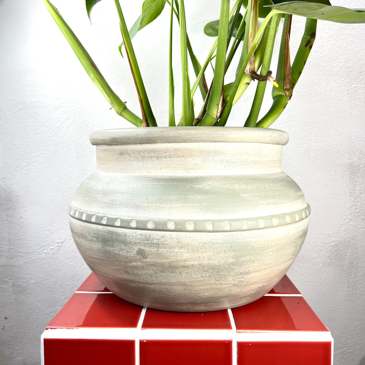 Malvane Light Grey Pot