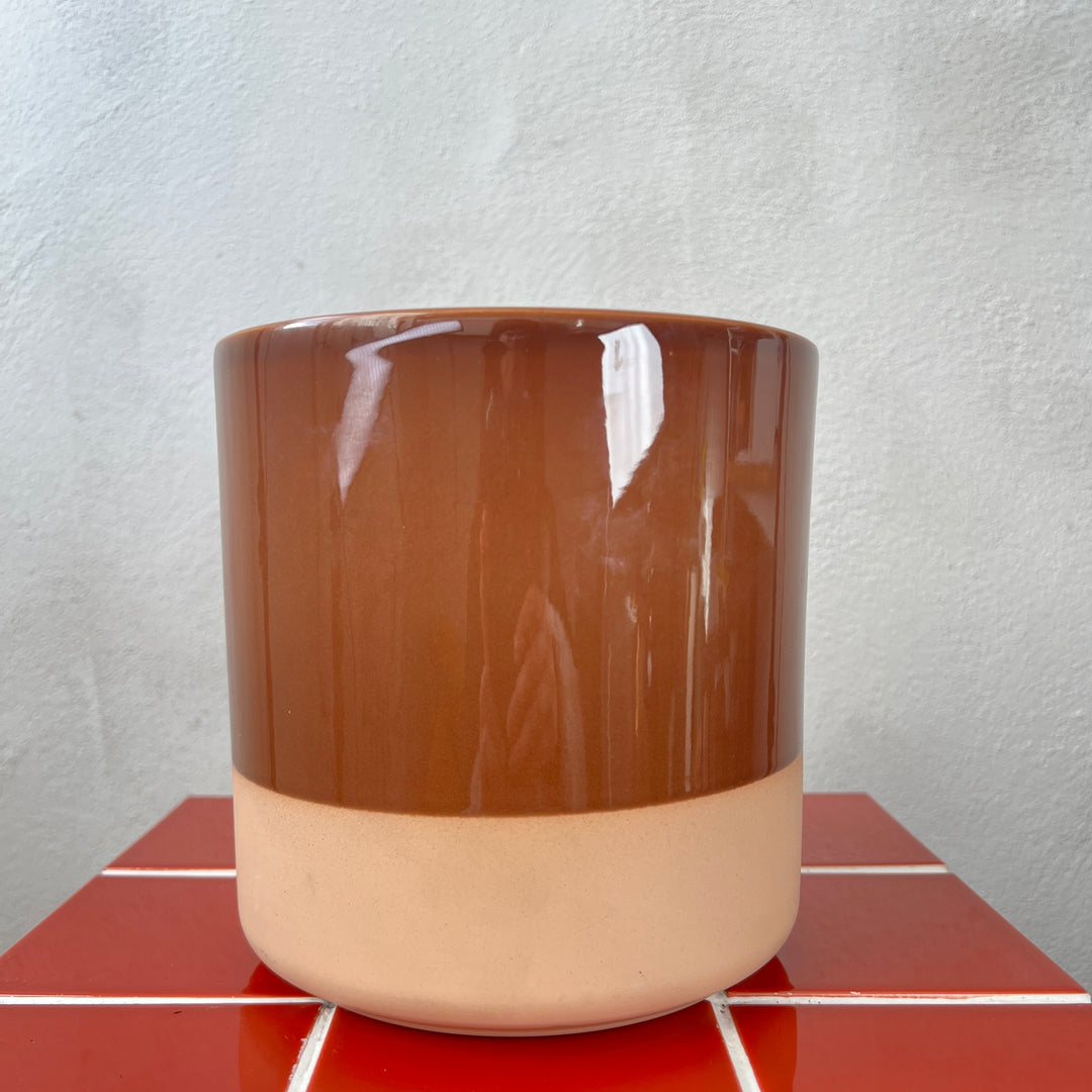 Colour Block Ceramic Pot