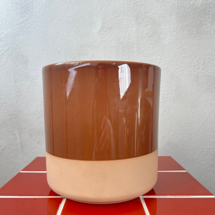Colour Block Ceramic Pot