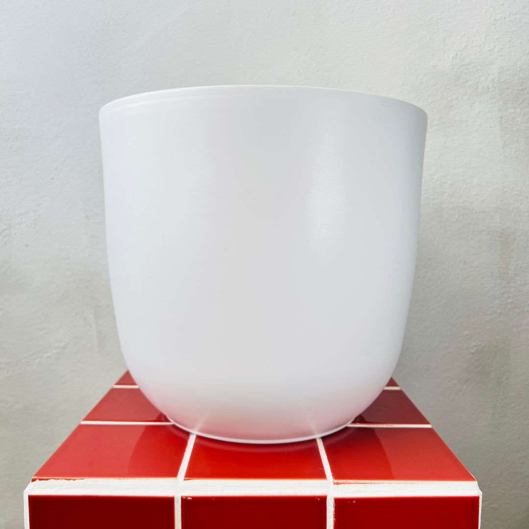 Dove White Ceramic Pot