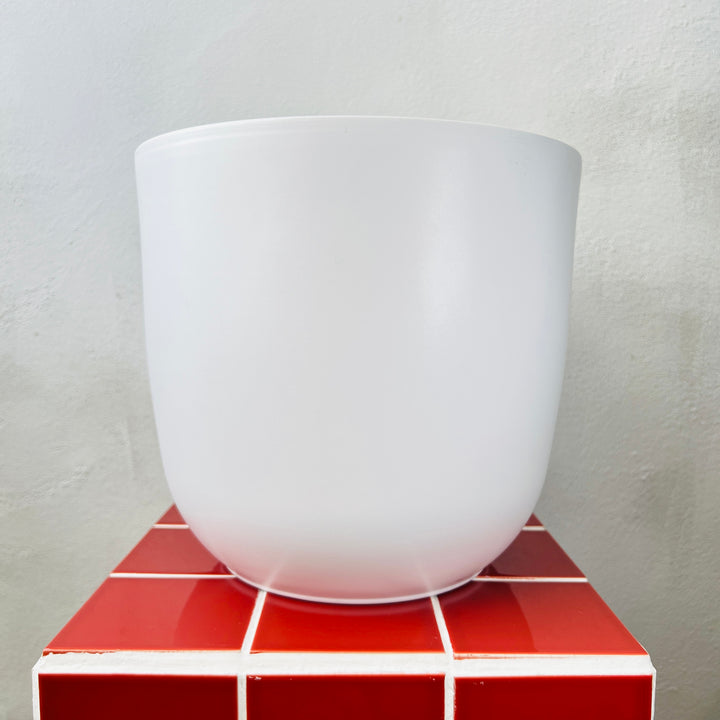 Dove White Ceramic Pot