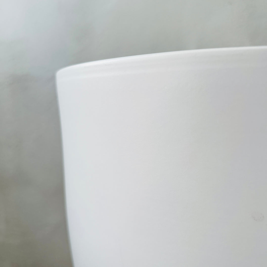 Dove White Ceramic Pot