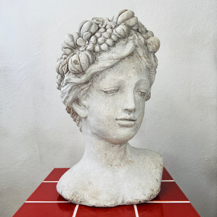 Concrete Fruit Face Pot