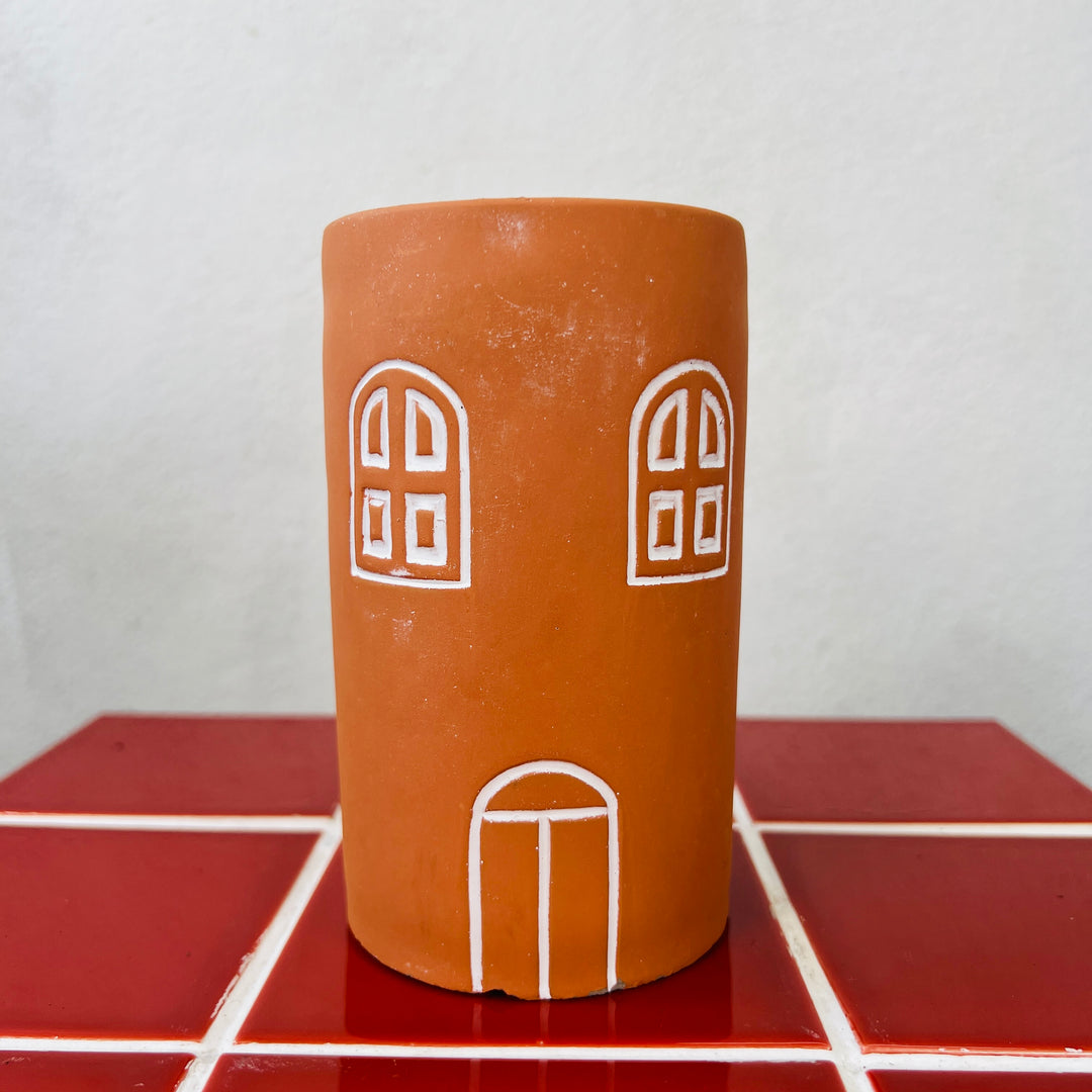 Mini Terracotta House Pot
