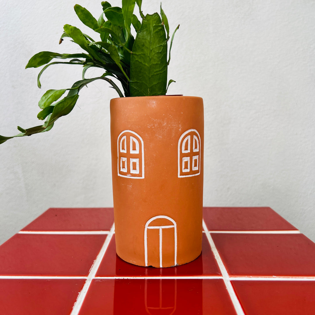 Mini Terracotta House Pot