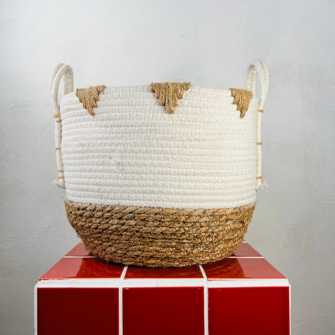 White cotton basket my