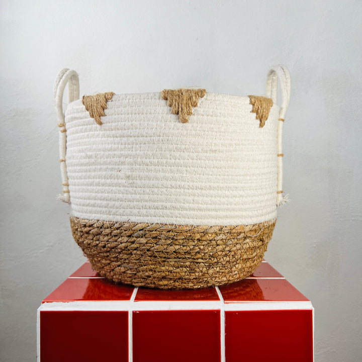 White cotton basket my