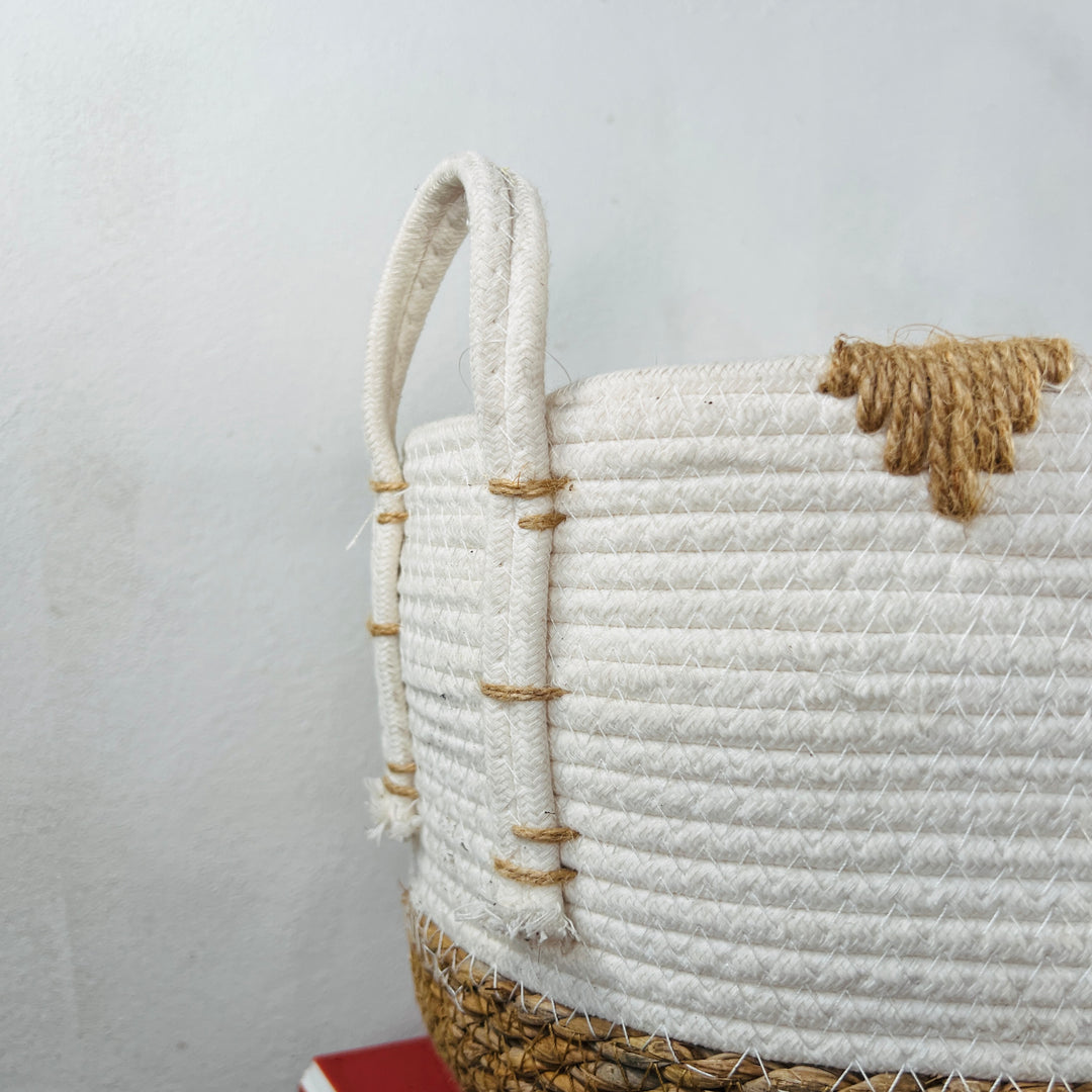 White cotton basket my