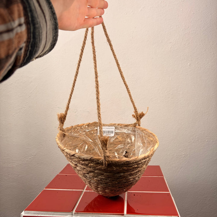 Cone Woven Hanging Basket