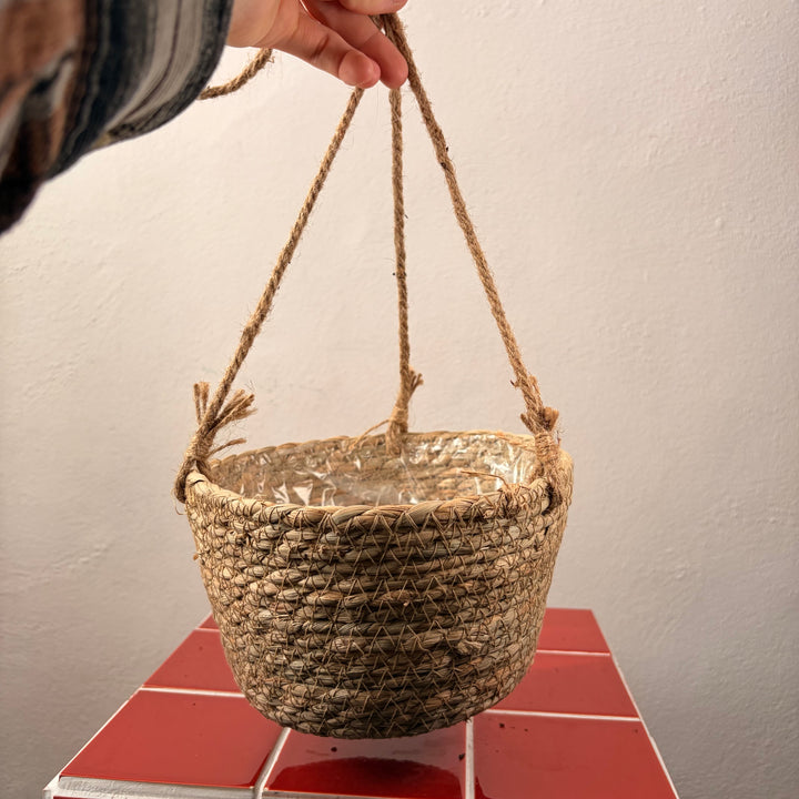 Oval Woven Hanging Basket